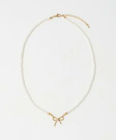 green label relaxing / グリーンレーベル リラクシング ネックレス・ペンダント・チョーカー | ＜MILK×SODA＞リボン ネックレス