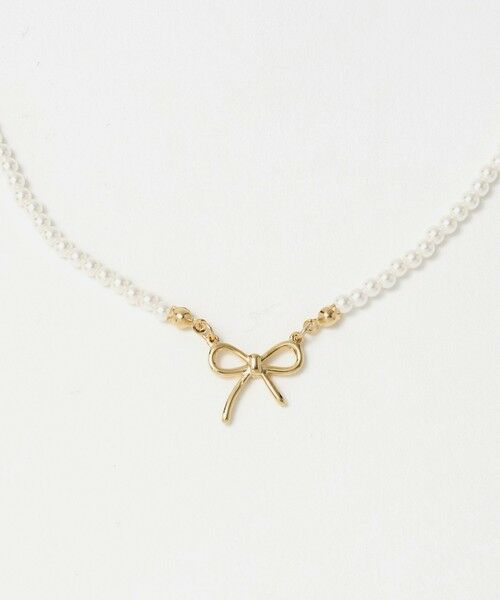 green label relaxing / グリーンレーベル リラクシング ネックレス・ペンダント・チョーカー | ＜MILK×SODA＞リボン ネックレス | 詳細1