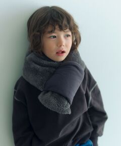 green label relaxing / グリーンレーベル リラクシング マフラー・ショール・スヌード・ストール | ダブルフェイスマフラー / キッズ