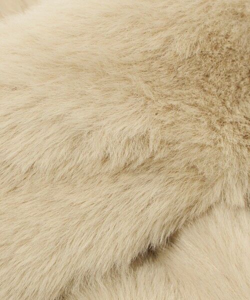 green label relaxing / グリーンレーベル リラクシング マフラー・ショール・スヌード・ストール | フェイクファー フラワーモチーフ マフラー | 詳細4