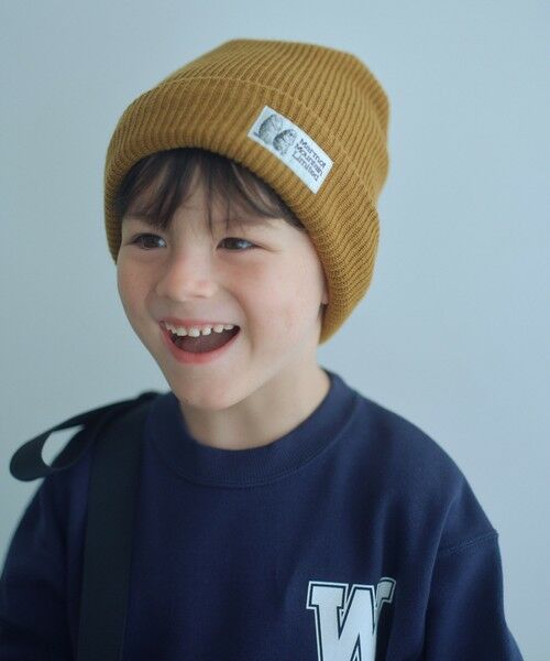 green label relaxing/グリーンレーベル リラクシング ＜Marmot＞ニットキャップ / ニット帽 / キッズ MUSTARD FREE