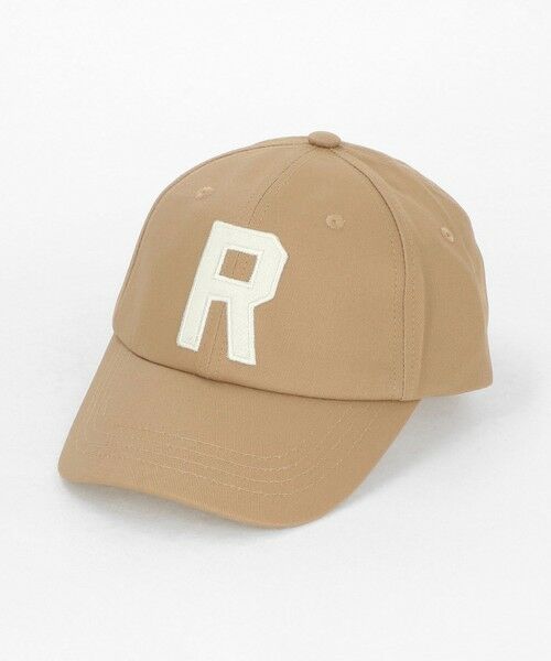 green label relaxing/グリーンレーベル リラクシング 【別注】<RUSSELL ATHLETIC>R キャップ / 帽子 / キッズ BEIGE 54cm-56cm(FREE) green label relaxing/グリーンレーベル リラクシング 【別注】<RUSSELL ATHLETIC>R キャップ / 帽子 / キッズ BEIGE 54cm-56cm(FREE)
