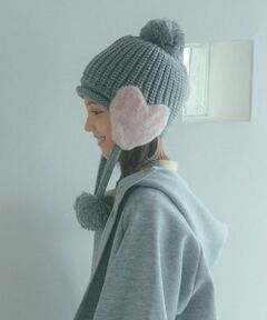 green label relaxing / グリーンレーベル リラクシング ニットキャップ | ハートモチーフ ニットキャップ / 帽子 / キッズ