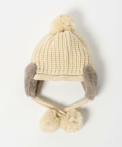 green label relaxing / グリーンレーベル リラクシング ニットキャップ | ハートモチーフ ニットキャップ / 帽子 / キッズ