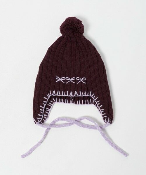 green label relaxing / グリーンレーベル リラクシング ニットキャップ | リボン ニットキャップ / キッズ | 詳細1