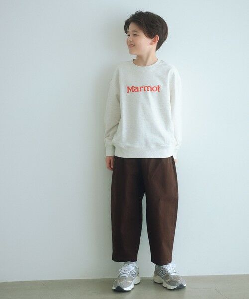 green label relaxing / グリーンレーベル リラクシング スウェット | 【別注】＜Marmot＞スウェット / トレーナー / キッズ  140cm-160cm | 詳細1