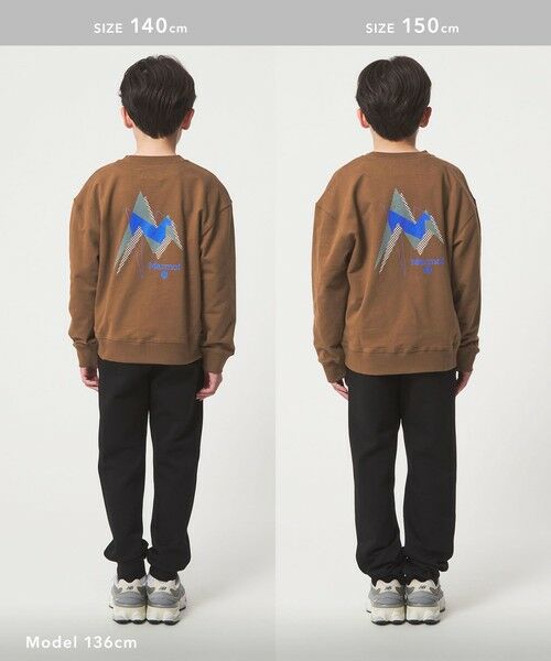 green label relaxing / グリーンレーベル リラクシング スウェット | 【別注】＜Marmot＞スウェット / トレーナー / キッズ  140cm-160cm | 詳細17