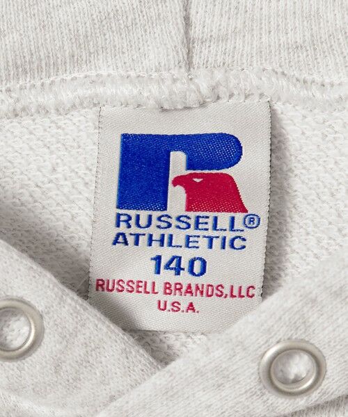 green label relaxing / グリーンレーベル リラクシング パーカー | 【別注】＜RUSSELL ATHLETIC＞アグリースティック フーディー / パーカー / キッズ  140cm-150cm | 詳細13