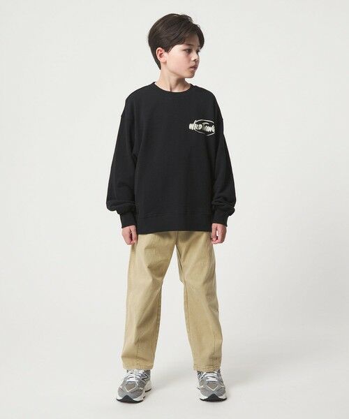 green label relaxing / グリーンレーベル リラクシング スウェット | 【別注】＜WILD THINGS＞ロゴスウェット /トレーナー / キッズ 140cm-160cm | 詳細2