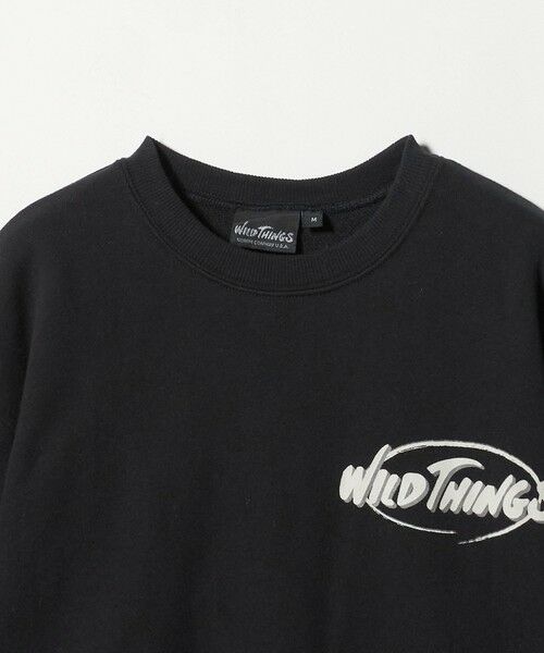 green label relaxing / グリーンレーベル リラクシング スウェット | 【別注】＜WILD THINGS＞ロゴスウェット /トレーナー / キッズ 140cm-160cm | 詳細7