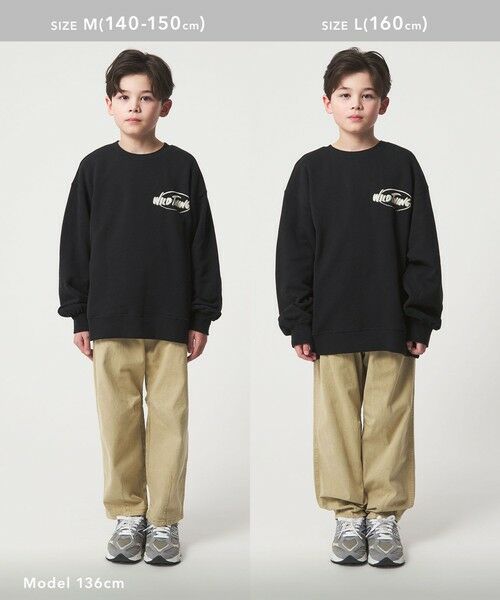 green label relaxing / グリーンレーベル リラクシング スウェット | 【別注】＜WILD THINGS＞ロゴスウェット /トレーナー / キッズ 140cm-160cm | 詳細3