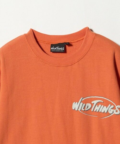 green label relaxing / グリーンレーベル リラクシング スウェット | 【別注】＜WILD THINGS＞ロゴスウェット /トレーナー / キッズ 140cm-160cm | 詳細23