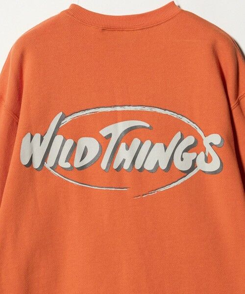 green label relaxing / グリーンレーベル リラクシング スウェット | 【別注】＜WILD THINGS＞ロゴスウェット /トレーナー / キッズ 140cm-160cm | 詳細25