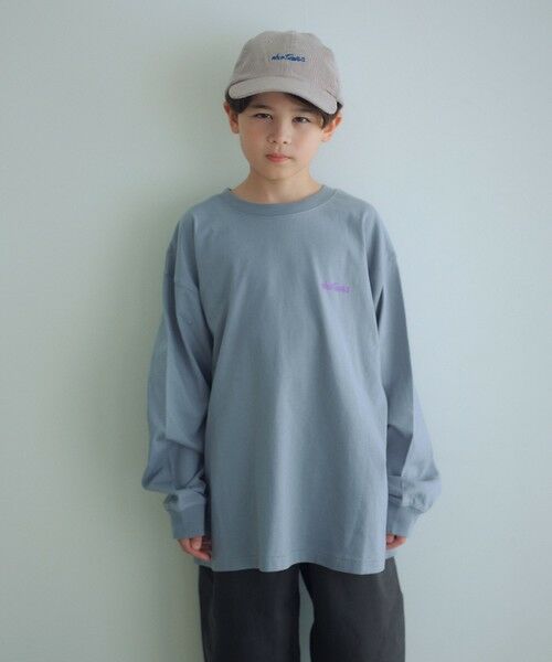 green label relaxing / グリーンレーベル リラクシング カットソー | ＜WILD THINGS＞プリント ロングTシャツ / キッズ 140cm-160cm | 詳細4