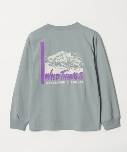 green label relaxing / グリーンレーベル リラクシング カットソー | ＜WILD THINGS＞プリント ロングTシャツ / キッズ 140cm-160cm | 詳細5