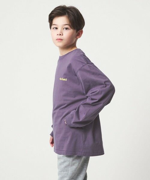 green label relaxing / グリーンレーベル リラクシング カットソー | ＜WILD THINGS＞プリント ロングTシャツ / キッズ 140cm-160cm | 詳細9