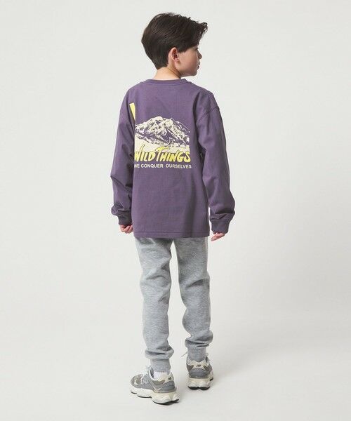 green label relaxing / グリーンレーベル リラクシング カットソー | ＜WILD THINGS＞プリント ロングTシャツ / キッズ 140cm-160cm | 詳細10