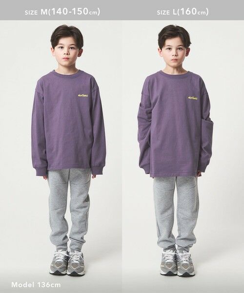 green label relaxing / グリーンレーベル リラクシング カットソー | ＜WILD THINGS＞プリント ロングTシャツ / キッズ 140cm-160cm | 詳細11