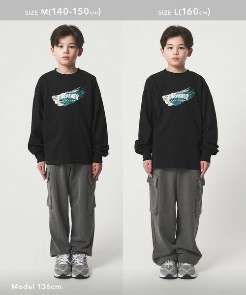 green label relaxing / グリーンレーベル リラクシング スウェット | 【別注】＜THRASHER＞プリントスウェット / トレーナー / キッズ  140cm-160cm | 詳細3
