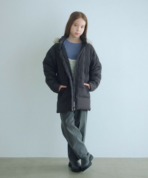 green label relaxing / グリーンレーベル リラクシング その他アウター | GIRLSダウンコート / キッズ 140cm-160cm | 詳細2