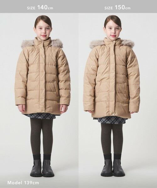 green label relaxing / グリーンレーベル リラクシング その他アウター | GIRLSダウンコート / キッズ 140cm-160cm | 詳細19