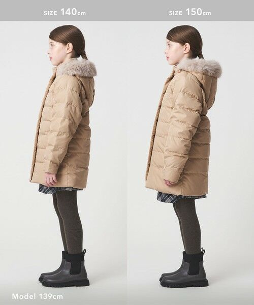 green label relaxing / グリーンレーベル リラクシング その他アウター | GIRLSダウンコート / キッズ 140cm-160cm | 詳細20