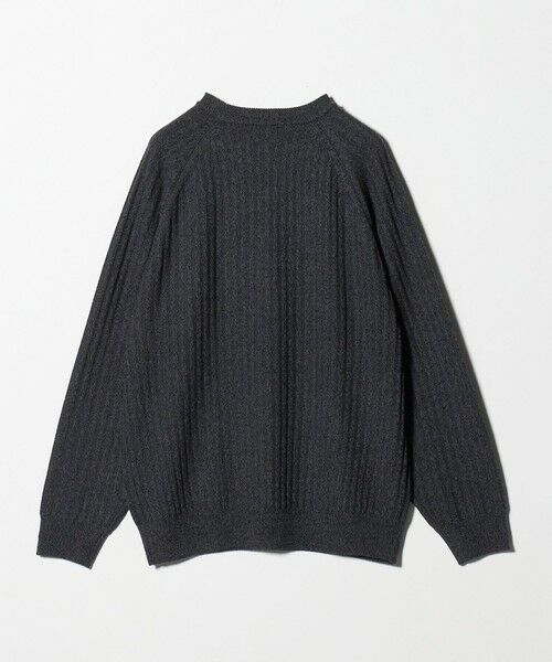 green label relaxing / グリーンレーベル リラクシング ニット・セーター | シルク ミックス リブ クルーネック ニット | 詳細12