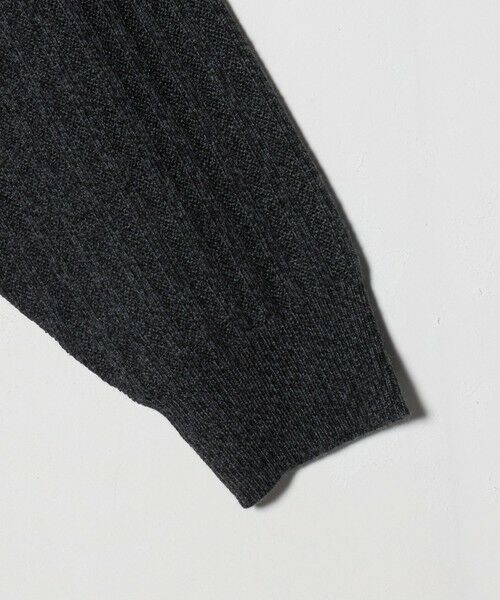 green label relaxing / グリーンレーベル リラクシング ニット・セーター | シルク ミックス リブ クルーネック ニット | 詳細10