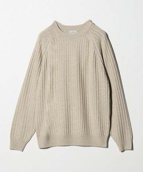 green label relaxing / グリーンレーベル リラクシング ニット・セーター | シルク ミックス リブ クルーネック ニット | 詳細14