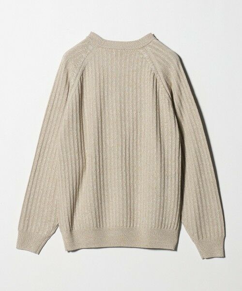green label relaxing / グリーンレーベル リラクシング ニット・セーター | シルク ミックス リブ クルーネック ニット | 詳細22