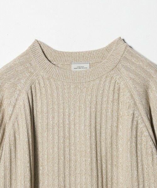 green label relaxing / グリーンレーベル リラクシング ニット・セーター | シルク ミックス リブ クルーネック ニット | 詳細23