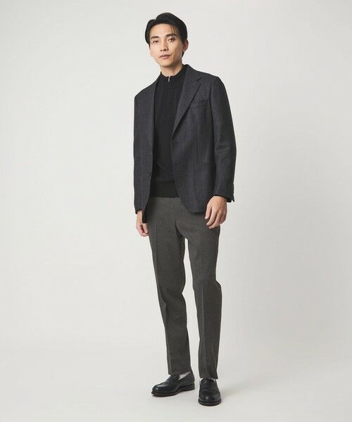 green label relaxing / グリーンレーベル リラクシング スラックス・ドレスパンツ | ポリエステルツイル スタンダード アジャスター スラックス | 詳細1