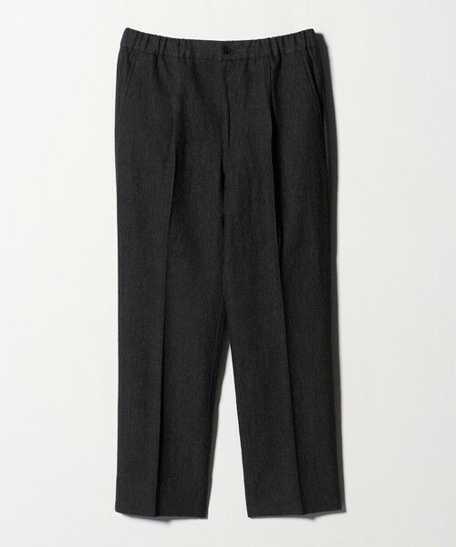 green label relaxing / グリーンレーベル リラクシング スラックス・ドレスパンツ | DC W/LI デニムライク ワイド 1プリーツ イージーパンツ | 詳細6