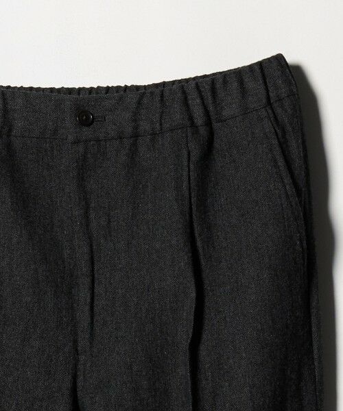 green label relaxing / グリーンレーベル リラクシング スラックス・ドレスパンツ | DC W/LI デニムライク ワイド 1プリーツ イージーパンツ | 詳細8