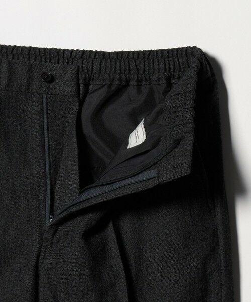 green label relaxing / グリーンレーベル リラクシング スラックス・ドレスパンツ | DC W/LI デニムライク ワイド 1プリーツ イージーパンツ | 詳細11