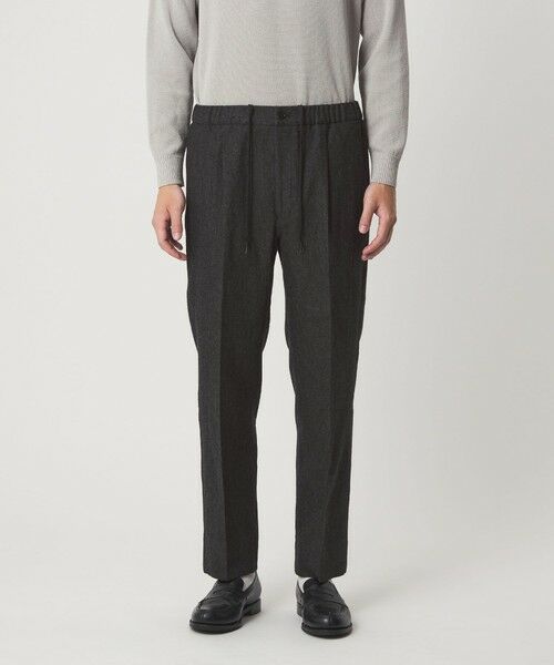 green label relaxing / グリーンレーベル リラクシング スラックス・ドレスパンツ | DC W/LI デニムライク ワイド 1プリーツ イージーパンツ | 詳細2