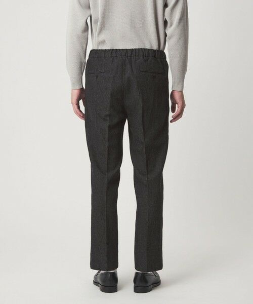 green label relaxing / グリーンレーベル リラクシング スラックス・ドレスパンツ | DC W/LI デニムライク ワイド 1プリーツ イージーパンツ | 詳細4