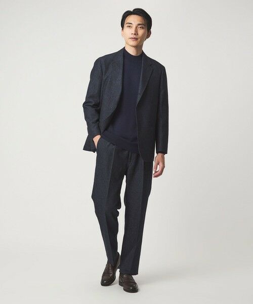 green label relaxing / グリーンレーベル リラクシング スラックス・ドレスパンツ | DC W/LI デニムライク ワイド 1プリーツ イージーパンツ | 詳細16