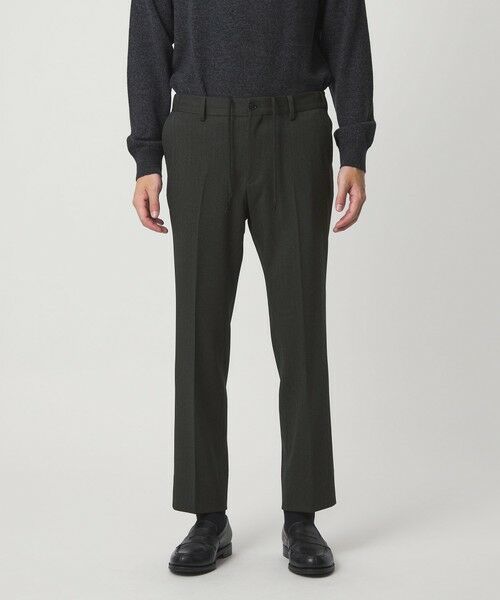 green label relaxing / グリーンレーベル リラクシング スラックス・ドレスパンツ | A+ ポリエステルツイード スタンダード イージー スラックス -ウォッシャブル・ストレッチ- | 詳細9