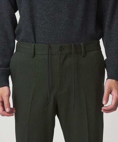 green label relaxing / グリーンレーベル リラクシング スラックス・ドレスパンツ | A+ ポリエステルツイード スタンダード イージー スラックス -ウォッシャブル・ストレッチ- | 詳細12