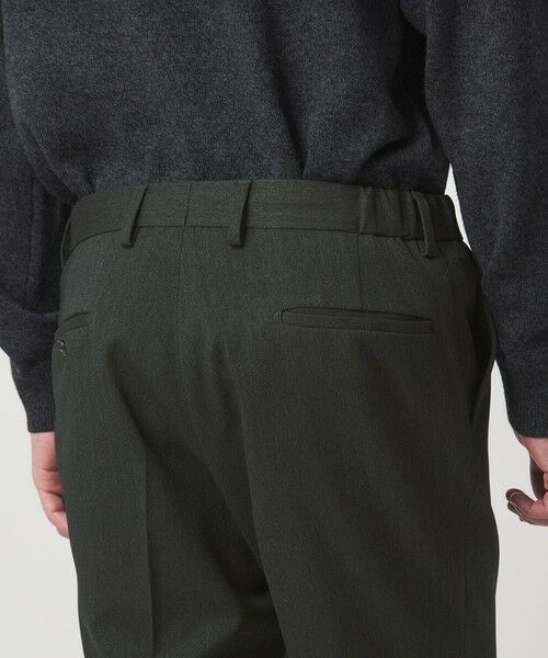 green label relaxing / グリーンレーベル リラクシング スラックス・ドレスパンツ | A+ ポリエステルツイード スタンダード イージー スラックス -ウォッシャブル・ストレッチ- | 詳細13