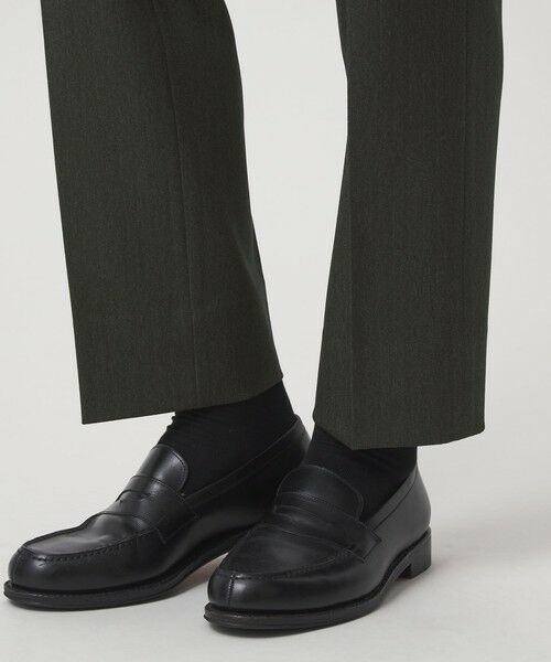 green label relaxing / グリーンレーベル リラクシング スラックス・ドレスパンツ | A+ ポリエステルツイード スタンダード イージー スラックス -ウォッシャブル・ストレッチ- | 詳細14