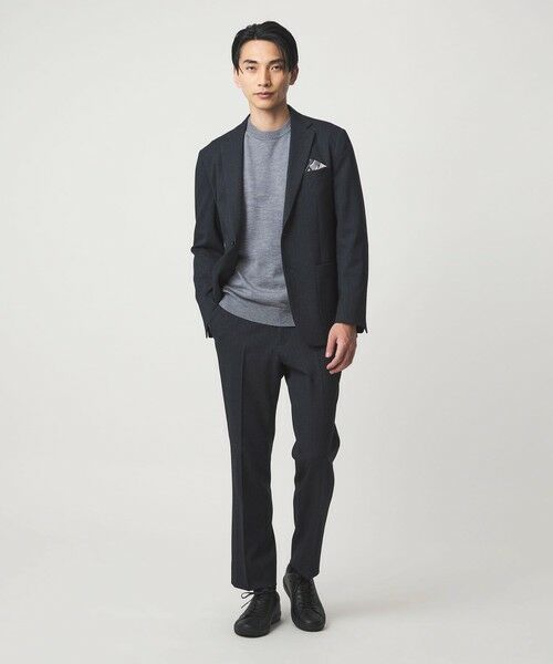 green label relaxing / グリーンレーベル リラクシング スラックス・ドレスパンツ | A+ ポリエステルツイード スタンダード イージー スラックス -ウォッシャブル・ストレッチ- | 詳細20