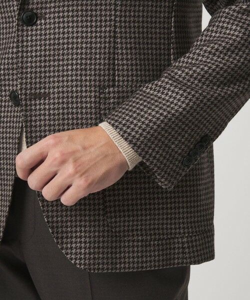 green label relaxing / グリーンレーベル リラクシング テーラードジャケット | GLR CLOTH ミルドチドリ 2B RG ジャケット | 詳細13