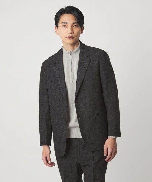 green label relaxing / グリーンレーベル リラクシング テーラードジャケット | DC W/LI デニムライク 3B 01 ジャケット | 詳細1