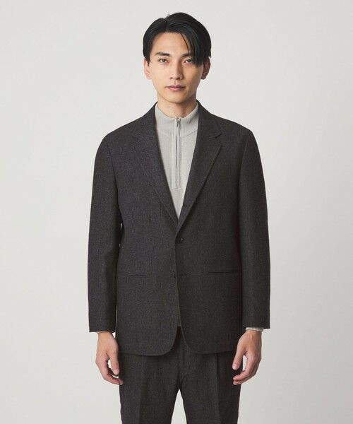 green label relaxing / グリーンレーベル リラクシング テーラードジャケット | DC W/LI デニムライク 3B 01 ジャケット | 詳細3