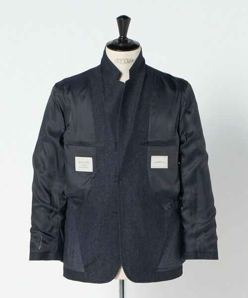 green label relaxing / グリーンレーベル リラクシング テーラードジャケット | DC W/LI デニムライク 3B 01 ジャケット | 詳細23