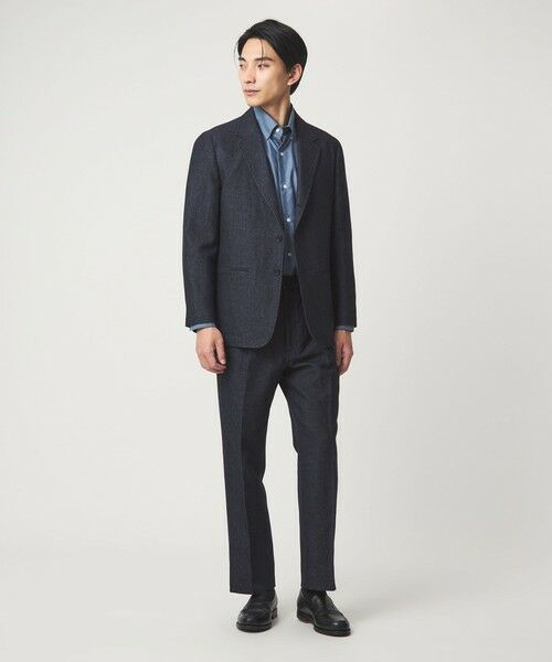 green label relaxing / グリーンレーベル リラクシング テーラードジャケット | DC W/LI デニムライク 3B 01 ジャケット | 詳細13