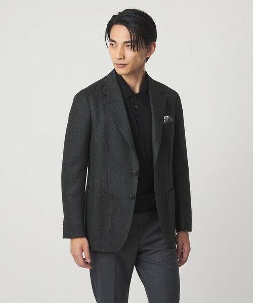 green label relaxing / グリーンレーベル リラクシング テーラードジャケット | GLR CLOTH ミルドカルゼ 2B RG ジャケット | 詳細1