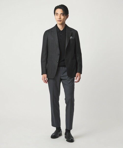 green label relaxing / グリーンレーベル リラクシング テーラードジャケット | GLR CLOTH ミルドカルゼ 2B RG ジャケット | 詳細3